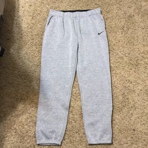 Grey thermafit Nike sweatpants size medium